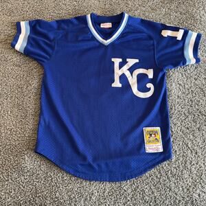 100% Authentic Mitchell & Ness Bo Jackson 1989 MLB Kansas City Royals Jersey 40
